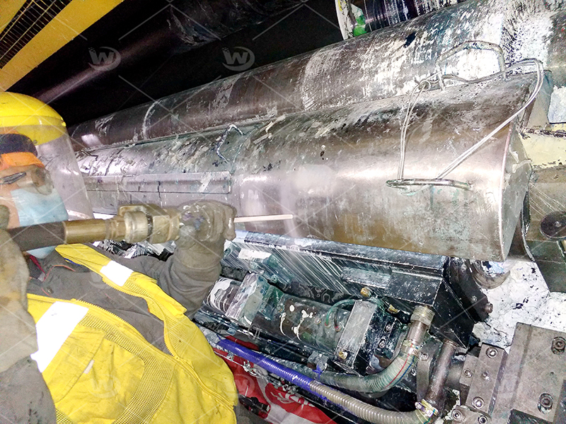 干冰清洗印刷机——墨渍的 “终极克星”