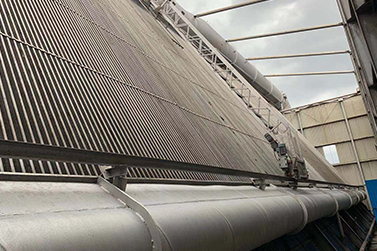 空冷岛的清洗方法我们推荐干冰清洗